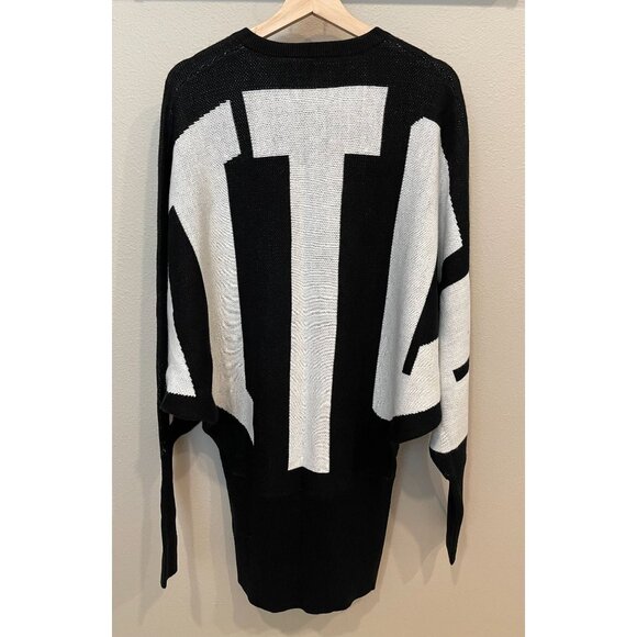 Killstar Witch Knit Sweater Dress Black Large Batwing Grunge Goth Emo - Picture 2 of 9